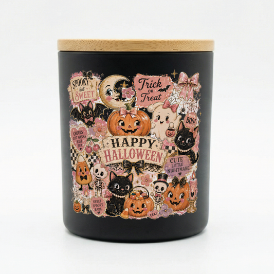 Retro Halloween Candle | 12 oz Jar