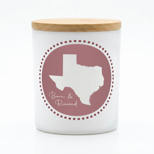 Custom Born & Raised Candle | 12 oz Jar