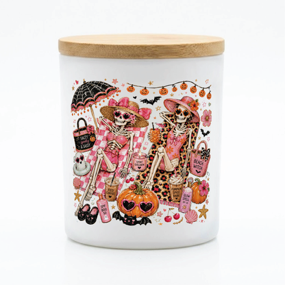 Beach Witch Skeleton Candle | 12 oz Jar