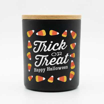 Trick or Treat Candy Corn Halloween Candle | 12 oz Jar