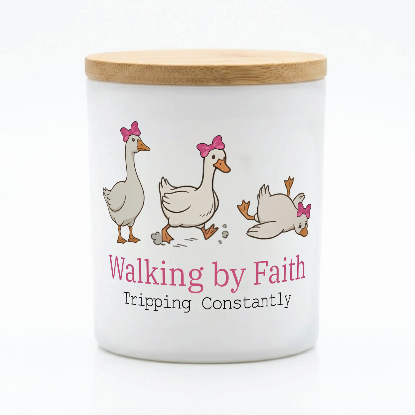 Walking by Faith Candle Gift | 12 oz Jar