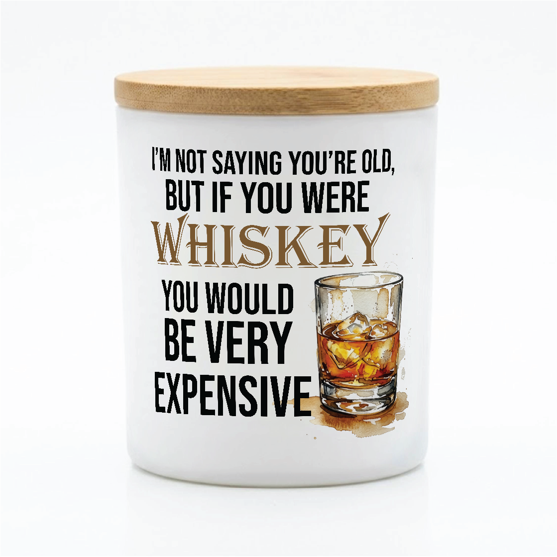 Funny Whiskey Candle Gift | 12 oz Jar