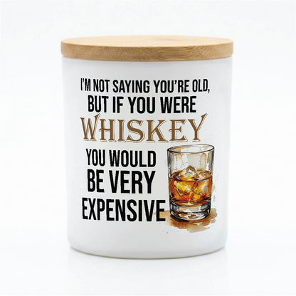 Funny Whiskey Candle Gift | 12 oz Jar