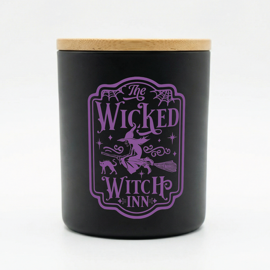 Wicked Witch Inn Halloween Candle | 12 oz Jar