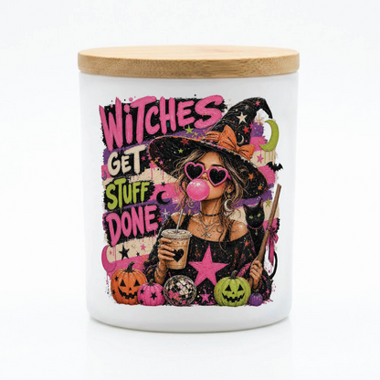 Witches Get Stuff Done Candle | 12 oz Jar