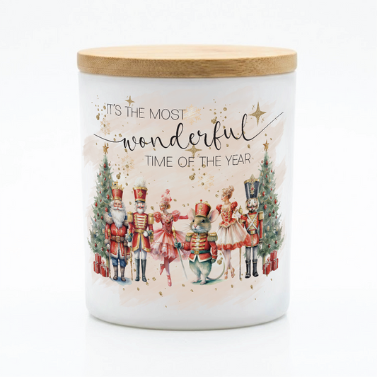 Most Wonderful Time Nutcracker Ballet Candle | 12 oz Jar