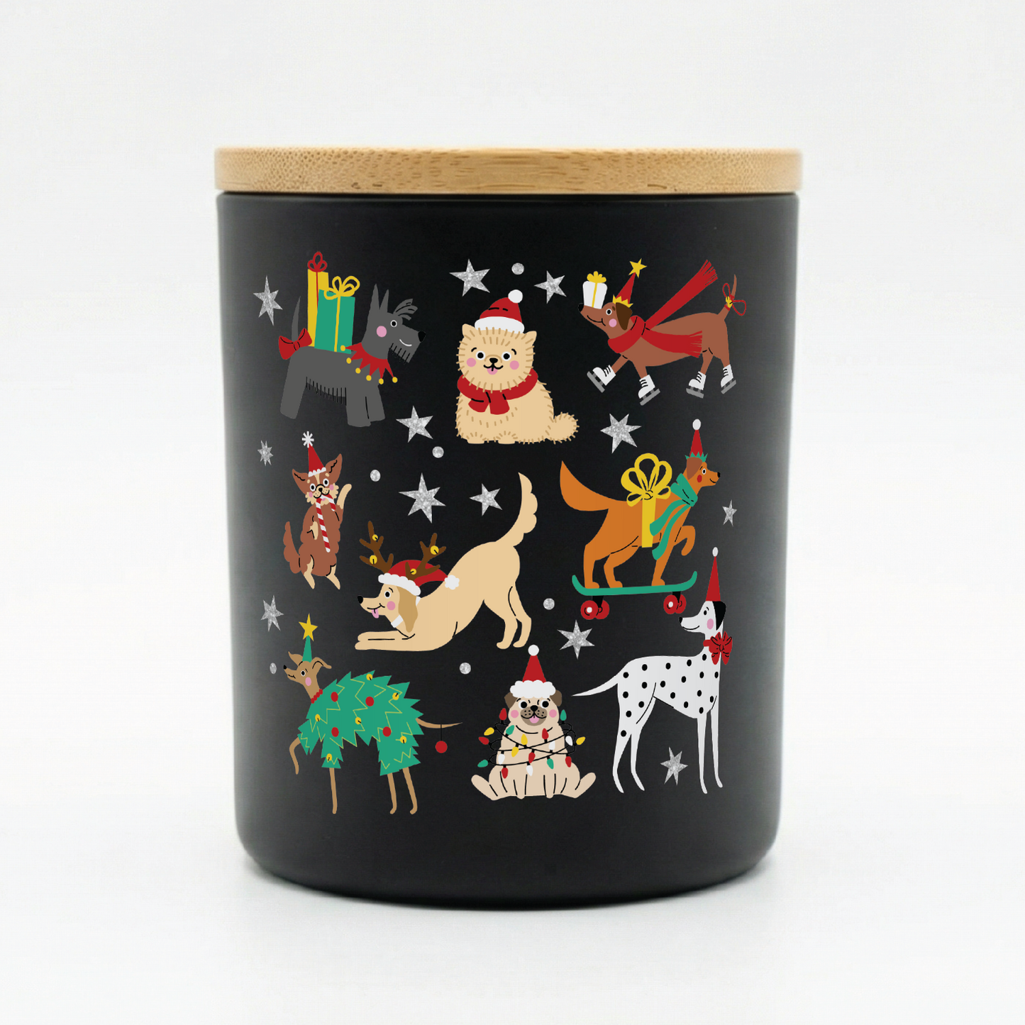 Christmas Dogs Candle | 12 oz Jar