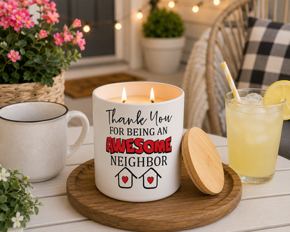Awesome Neighbor Thank You Candle | 12 oz Jar