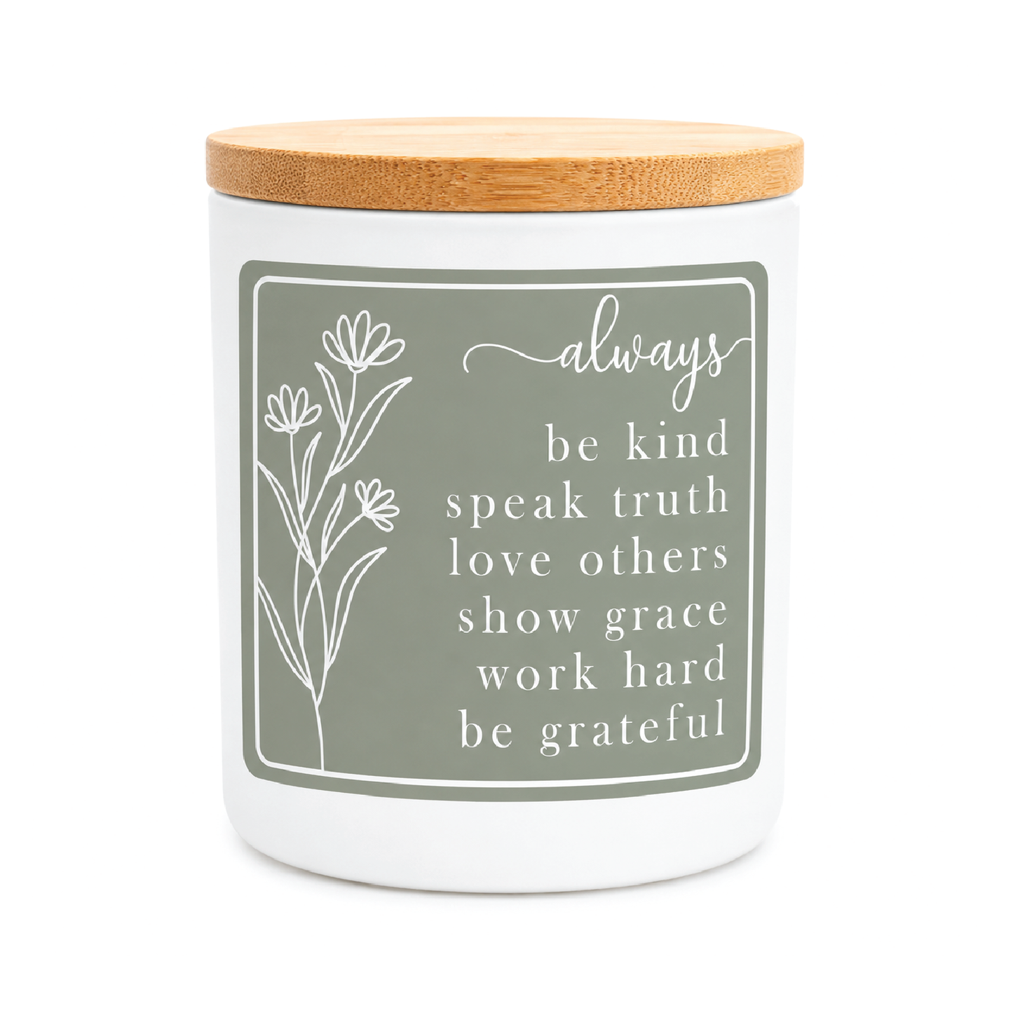 Always Be Kind Inspirational Candle | 12 oz Jar