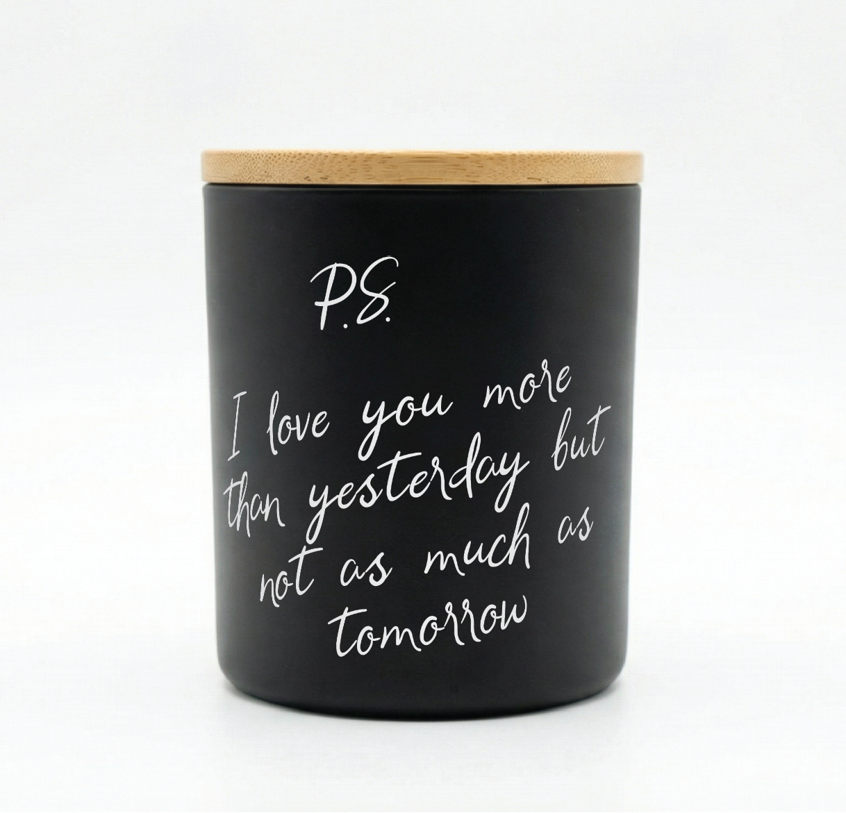 P.S. I Love You More Candle – Romantic Gift | 12 oz Jar