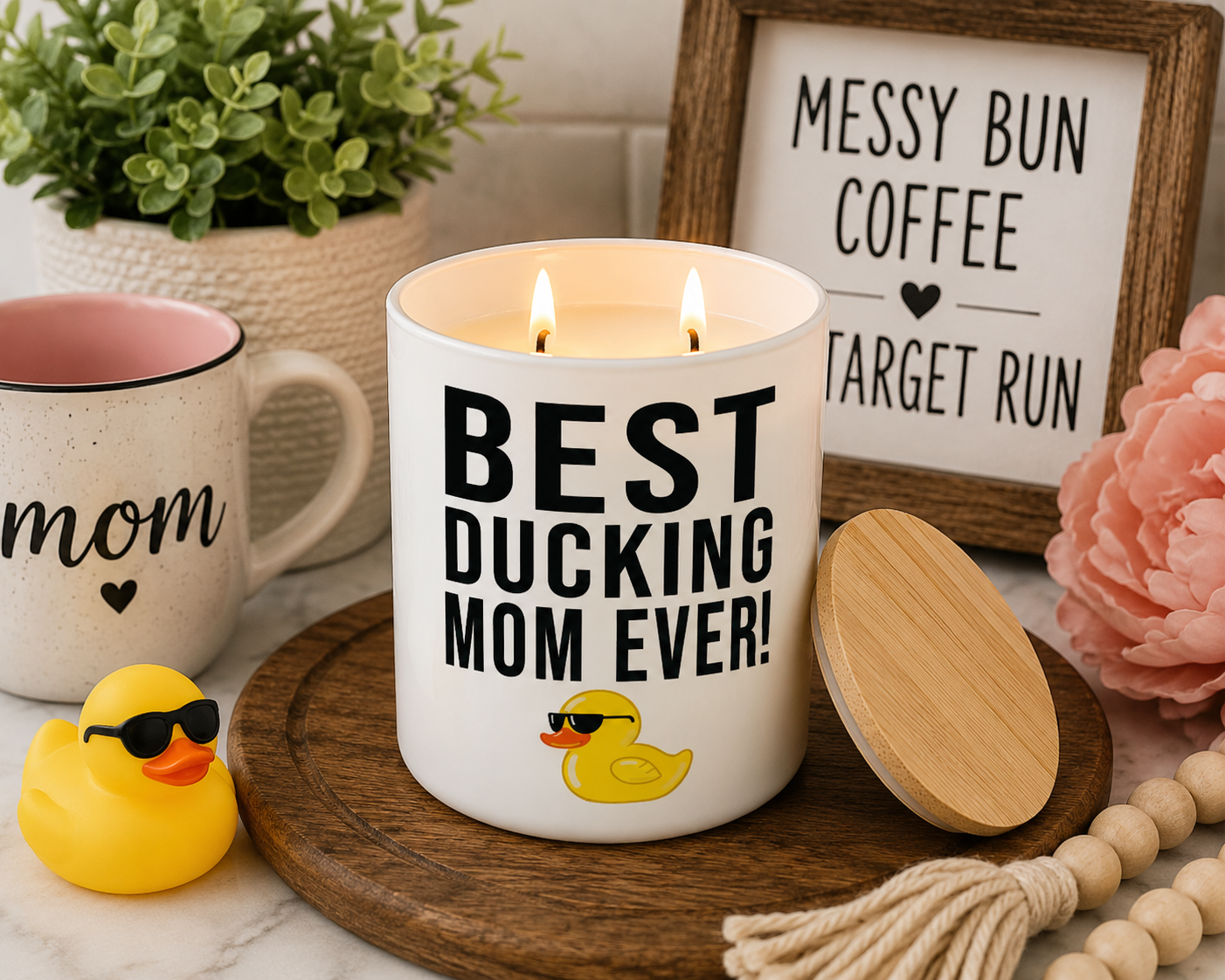 Best Ducking Mom Ever! | 12 oz Jar
