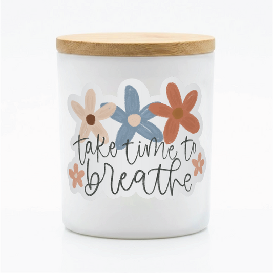 Take Time to Breathe Self Care Candle | 12oz. Jar