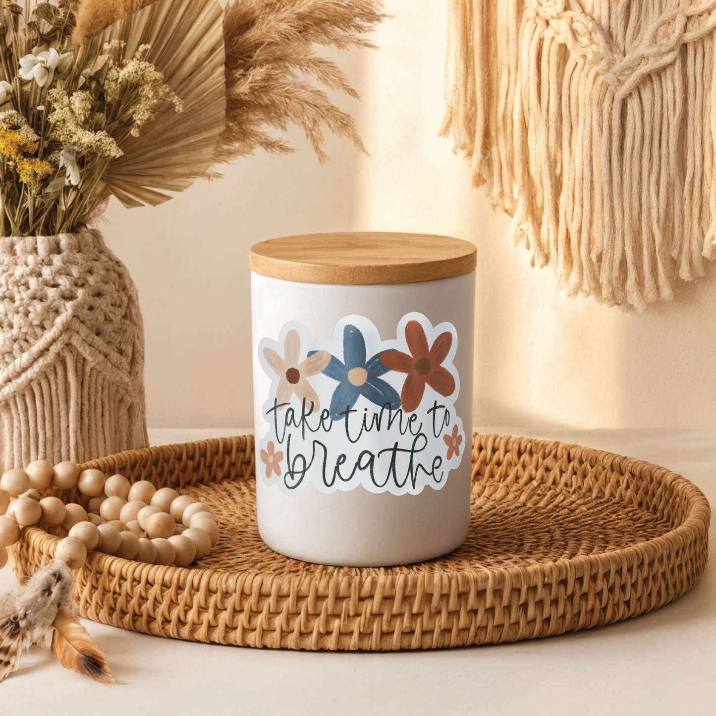 Take Time to Breathe Self Care Candle | 12oz. Jar
