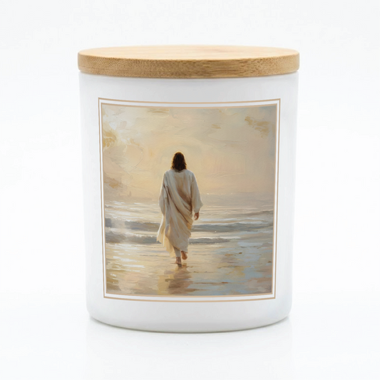 Walk With Jesus Serene Beach | 12 oz Jar